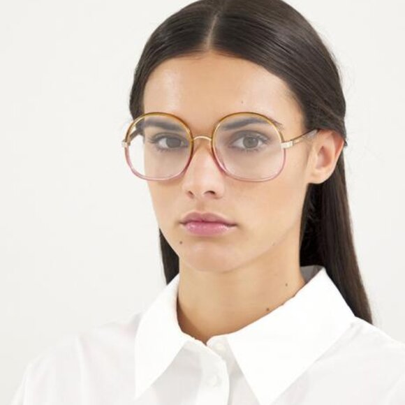 Chloe CH0032O 003 Round Eyeglasses 55mm - Grey - Picture 3 of 10